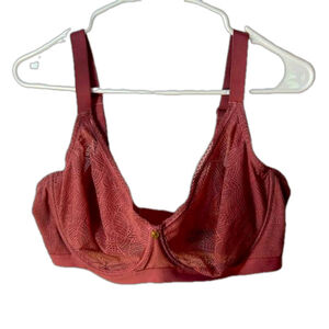 Understance Size 42DDD lace bra in berry colour